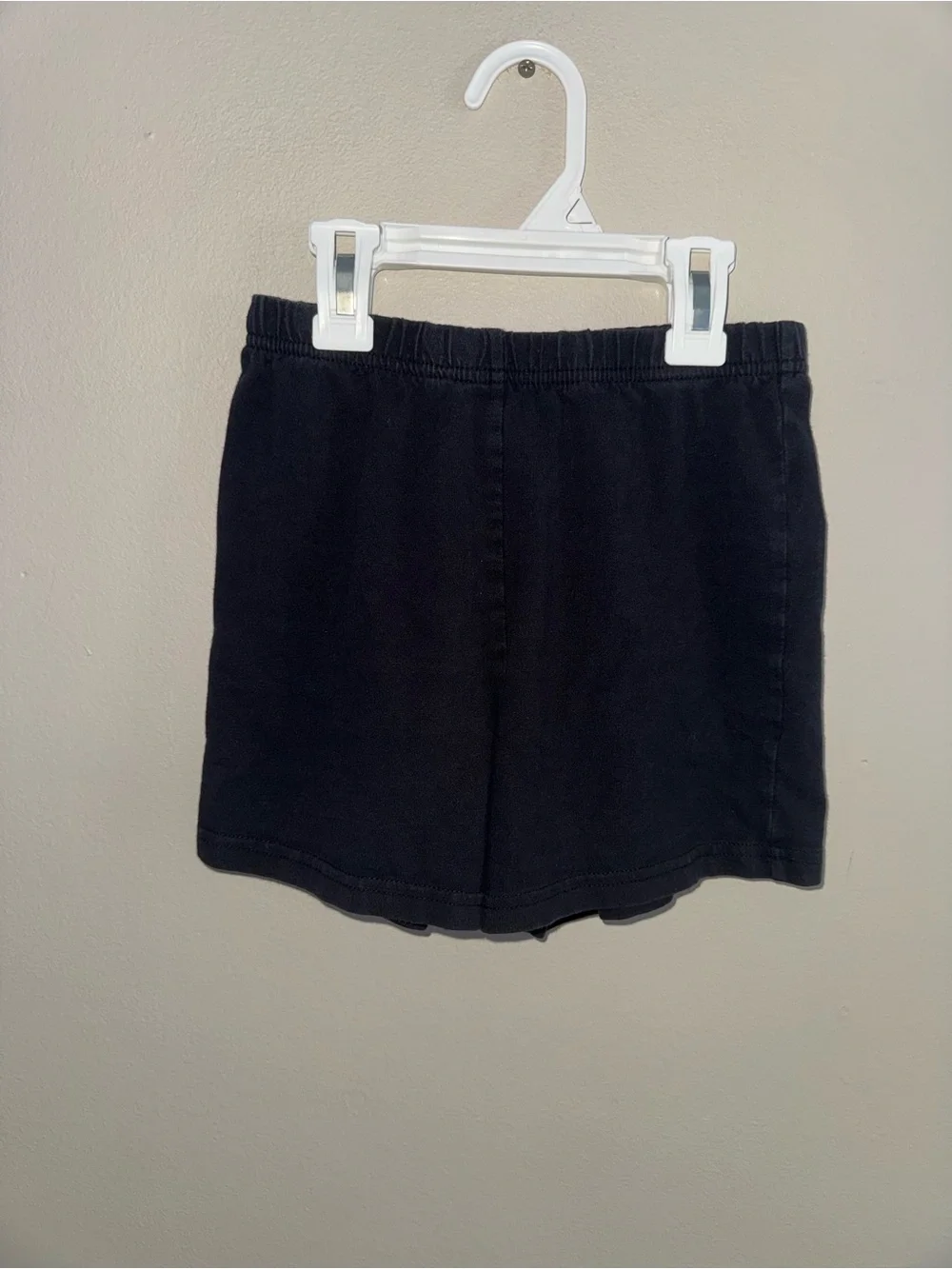 Carter's Black Elastic-Waist Kids Shorts